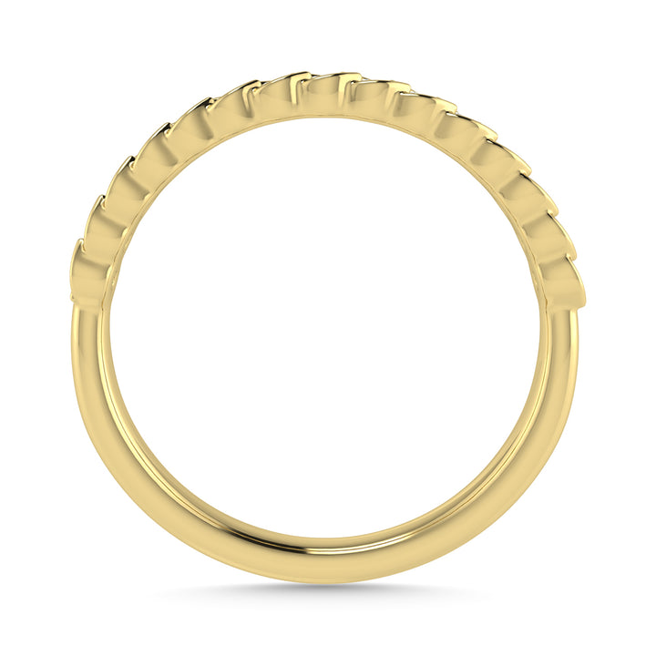 Diamond 1/6 Ct.Tw. Stack Band in 14K Yellow Gold