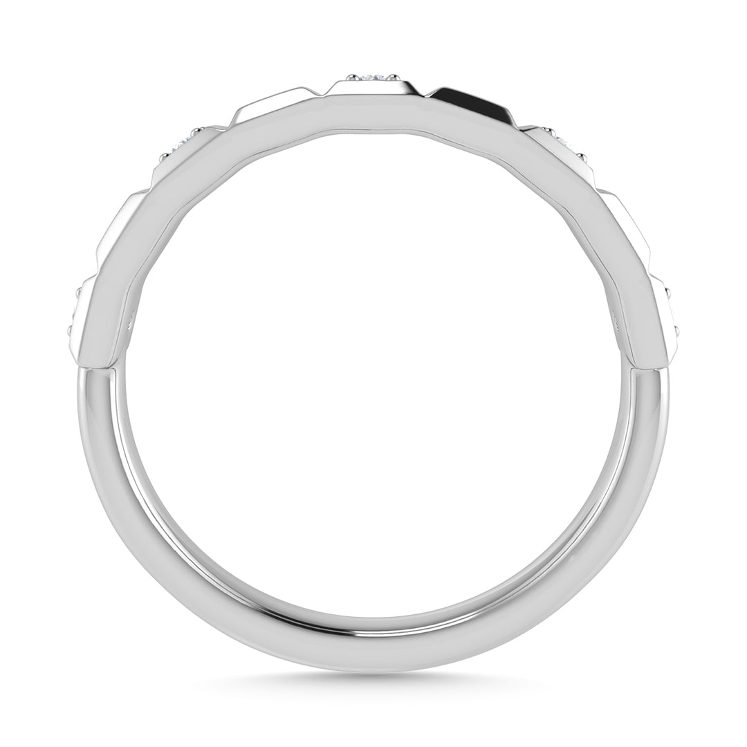 Diamond 1/8 Ct.Tw. Stack Band in 14K White Gold