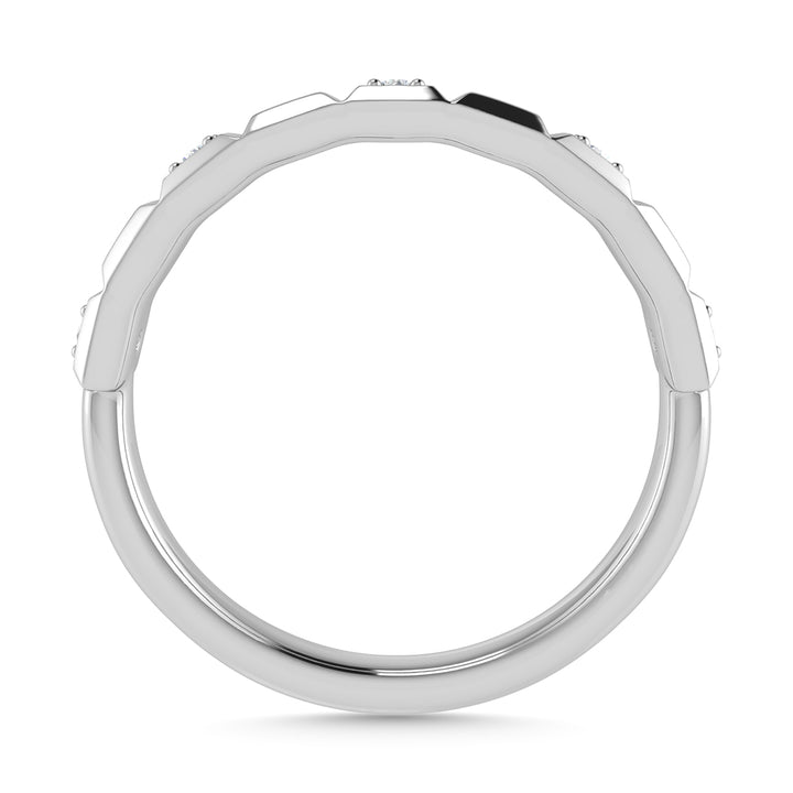 Diamond 1/8 Ct.Tw. Stack Band in 14K White Gold