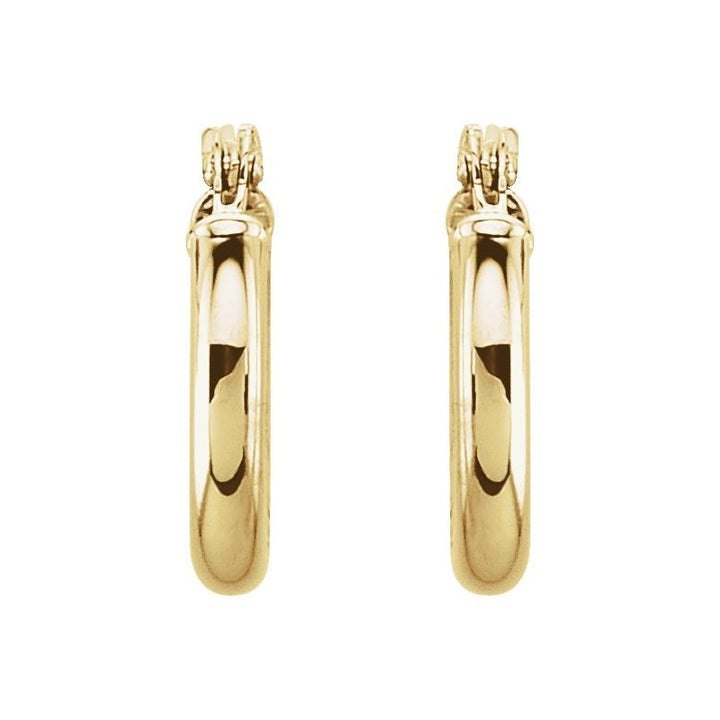 Tube Hoop Earrings