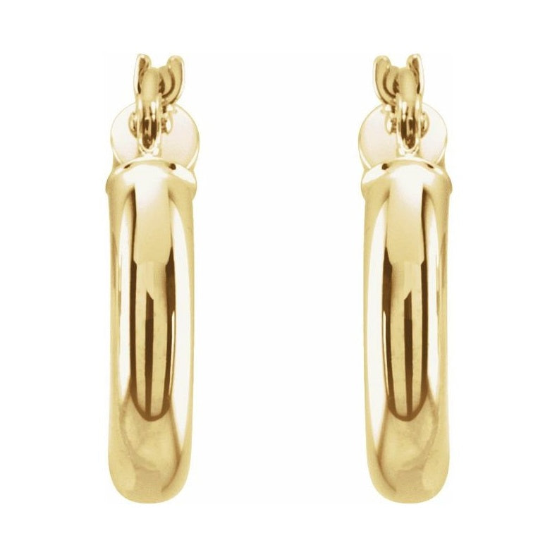 Tube Hoop Earrings