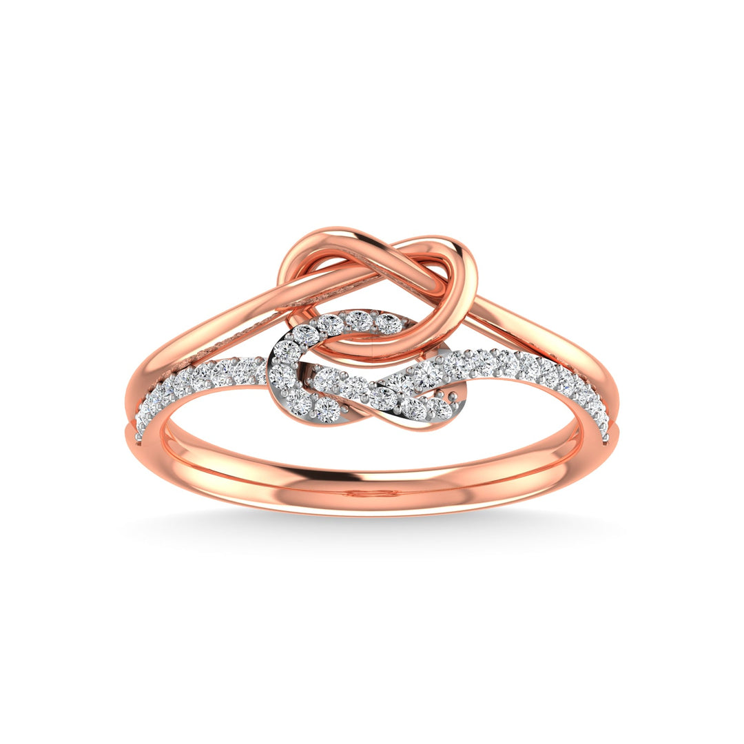 10K White Gold Diamond 1/5 Ct.Tw. Fashion Ring