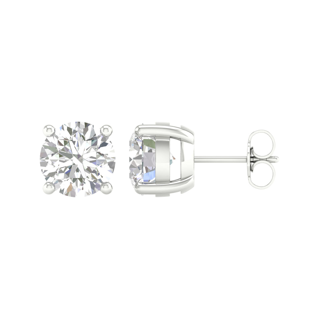14K 5.00CT Lab Grown Earrings