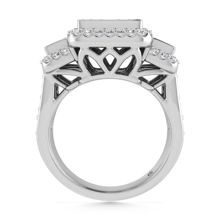 14K White Gold Diamond 1 1/2.Ct. Tw. Engagement Ring