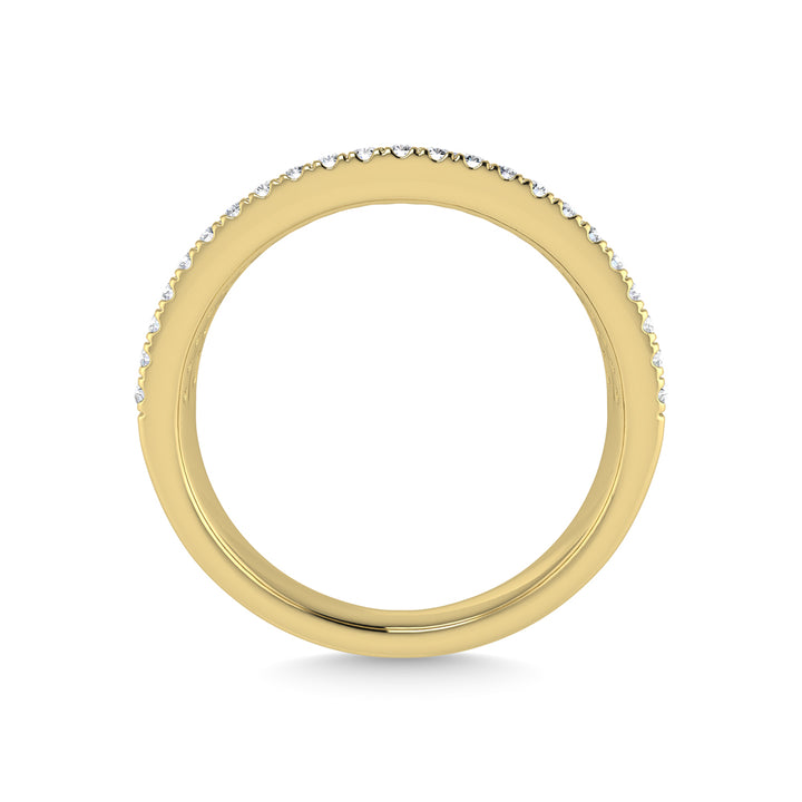 14K Yellow Gold Diamond 1/3 Ct.Tw. Fashion Bands