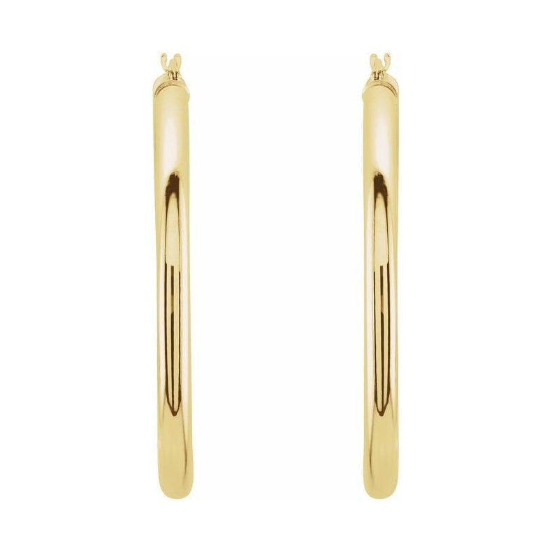 Tube Hoop Earrings
