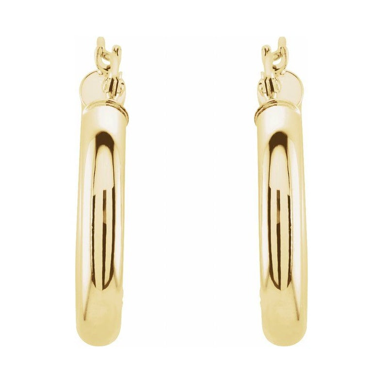 Tube Hoop Earrings