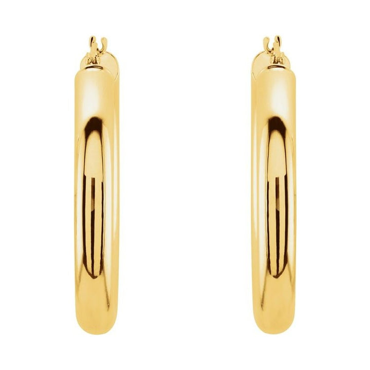 Tube Hoop Earrings