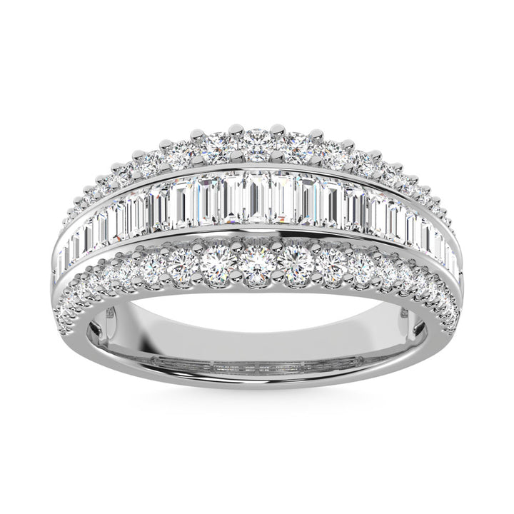 14K White Gold Diamond 1 Ct.Tw. Fashion Band