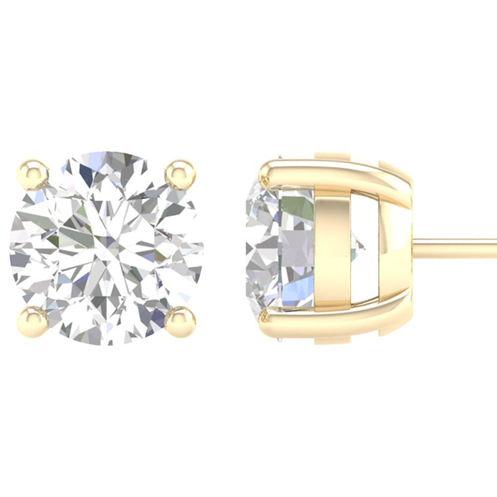 14K 3.00CT Certified Lab Grown Diamond Earring