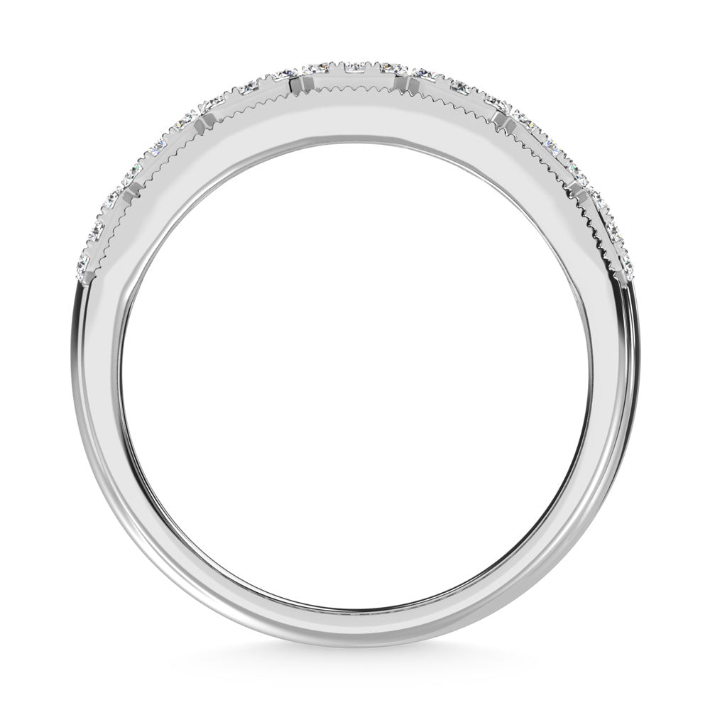 14K White Gold Diamond 3/4 Ct.Tw. Fashion Band