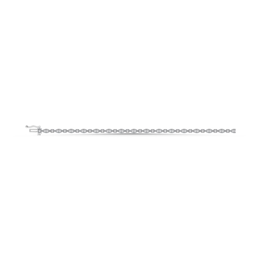 10K White Gold Diamond 1 Ct.Tw. Fashion Bracelet