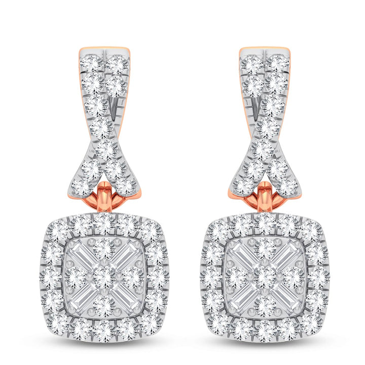 10K 0.33CT DIAMOND EARRING