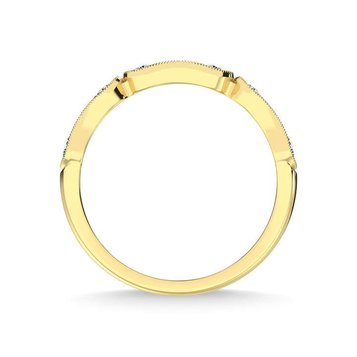 14K Yellow Gold Diamond 1/4 Ct.Tw. Anniversary Ring