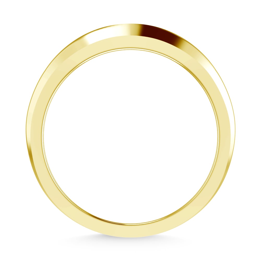 14K Yellow Gold Diamond 5/8 Ct.Tw. Mens Wedding Band