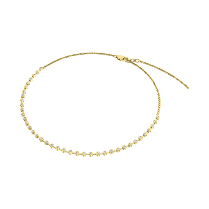 14K Yellow Gold Diamond 1 1/2 Ct.Tw. Fashion Necklace