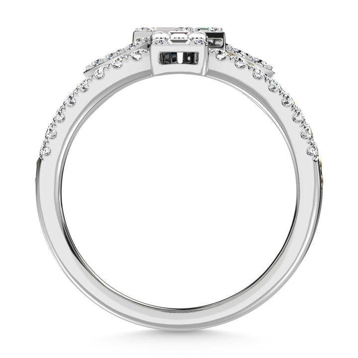 14K Two Tone Diamond 1 Ct.Tw. Fashion Ring
