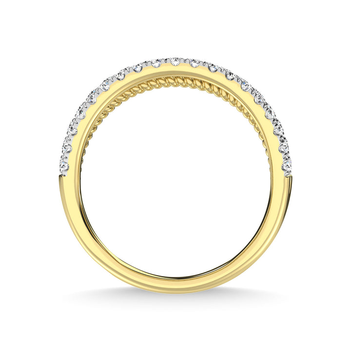 14K Two Tone Diamond 1 Ct.Tw. Fashion Ring