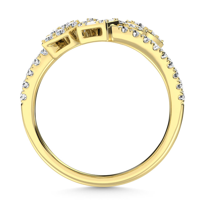 14K Yellow Gold Diamond 1 1/4 Ct.Tw. Fashion Ring