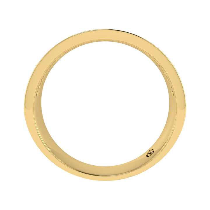 14K Two Tone Diamond 1/3.Ct. Tw. Mens Machine Band