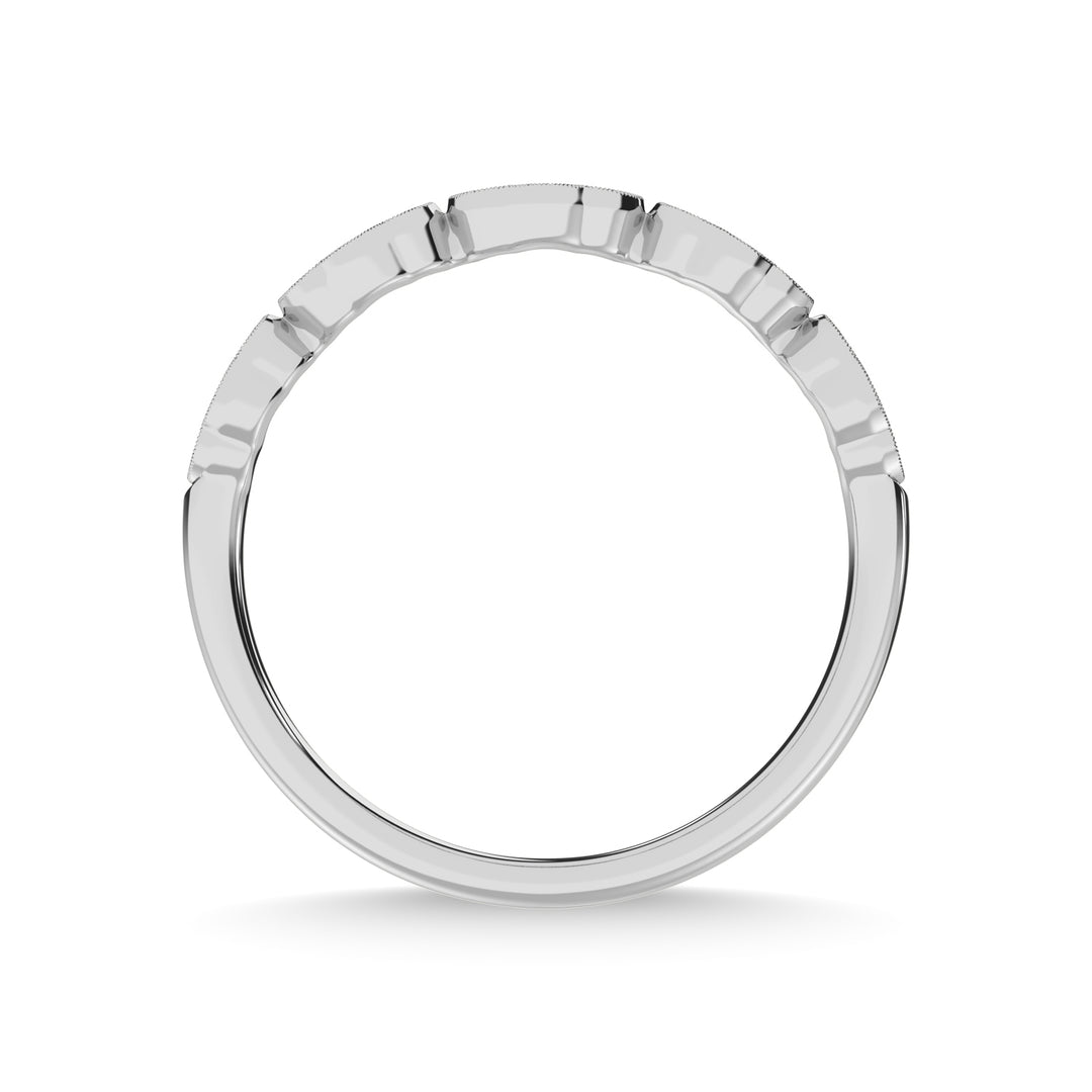 14K White Gold Diamond 1/5 Ct.Tw. Stackable Band