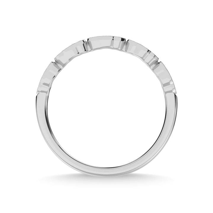 14K White Gold Diamond 1/5 Ct.Tw. Stackable Band