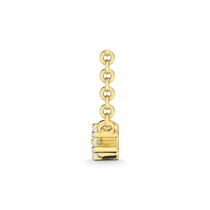 14K Yellow Gold Diamond 1/4 Ct.Tw. Fashion Necklace
