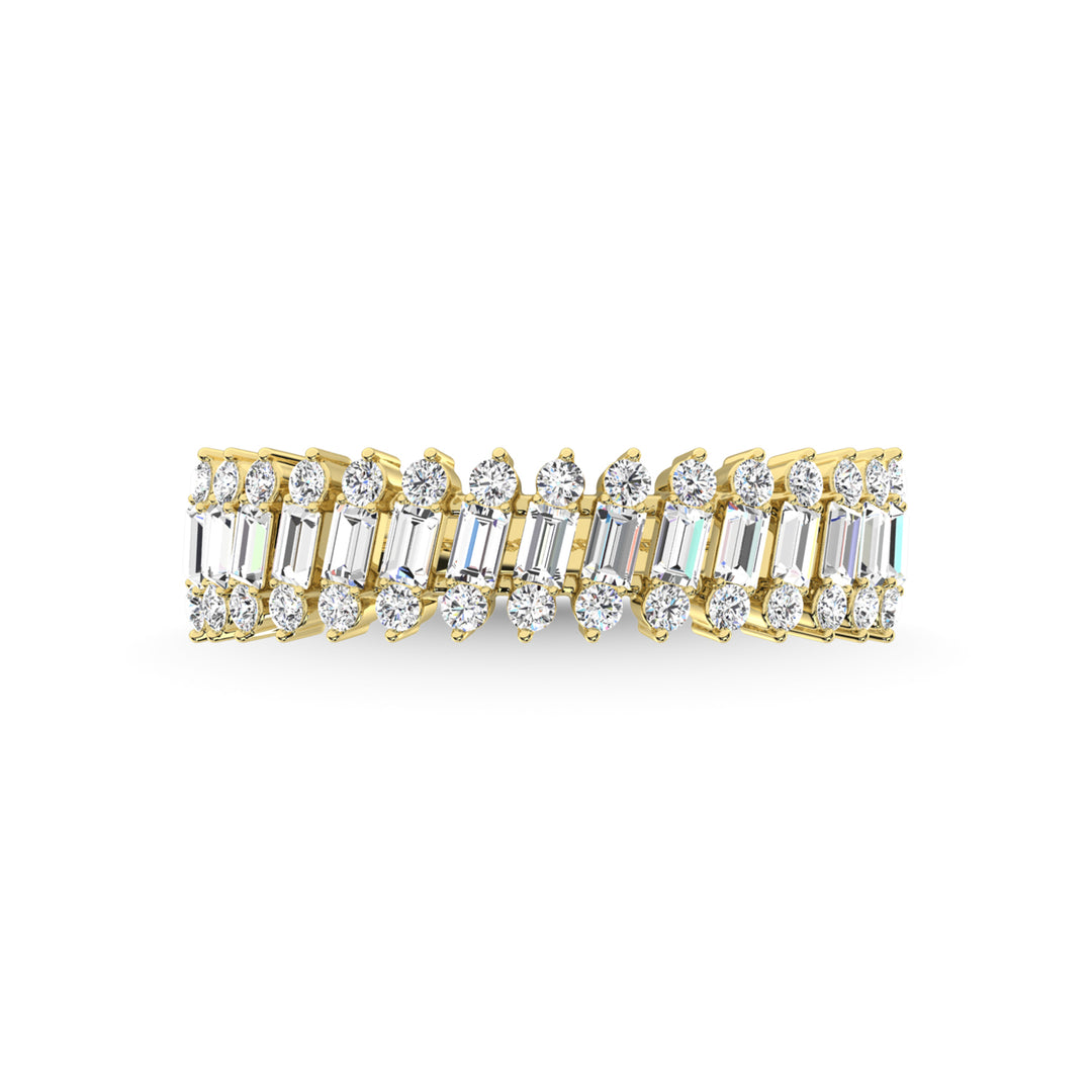 14K Yellow Gold Diamond 1/2 Ct.Tw. Anniversary Ring