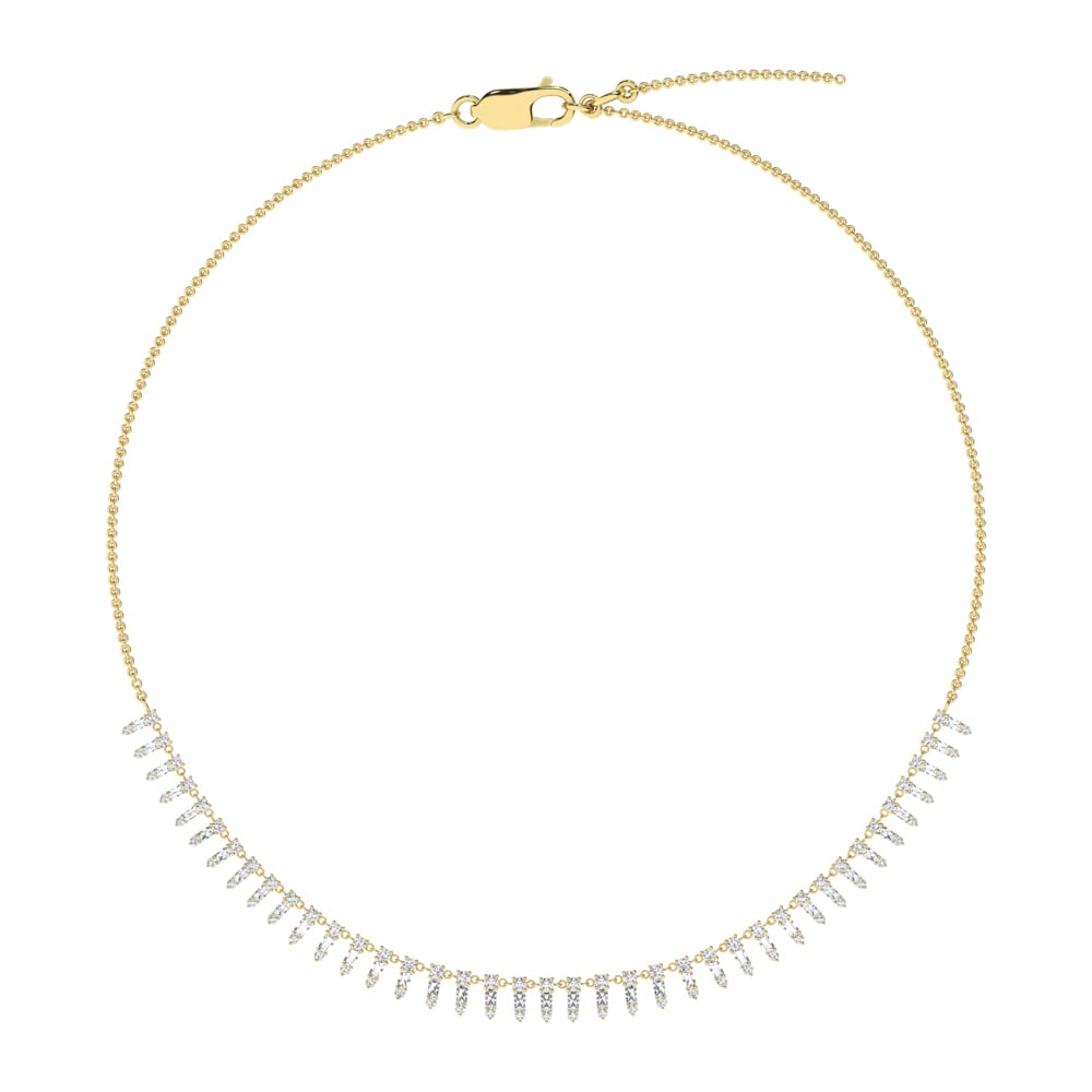 14K Yellow Gold Diamond 1 1/2 Ct.Tw. Fashion Necklace