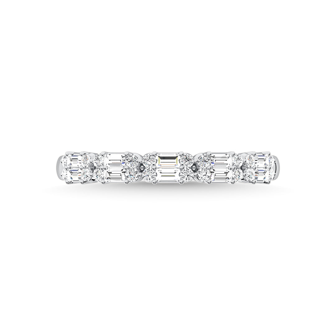 14K White Gold Diamond 1/3 Ct.Tw. Fashion Band