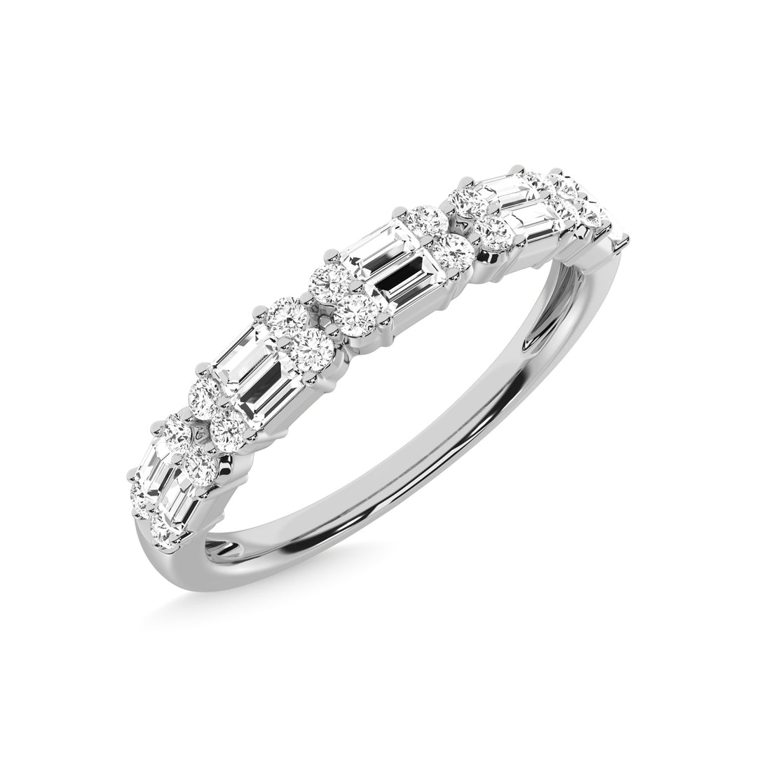 14K White Gold Diamond 1/3 Ct.Tw. Fashion Band