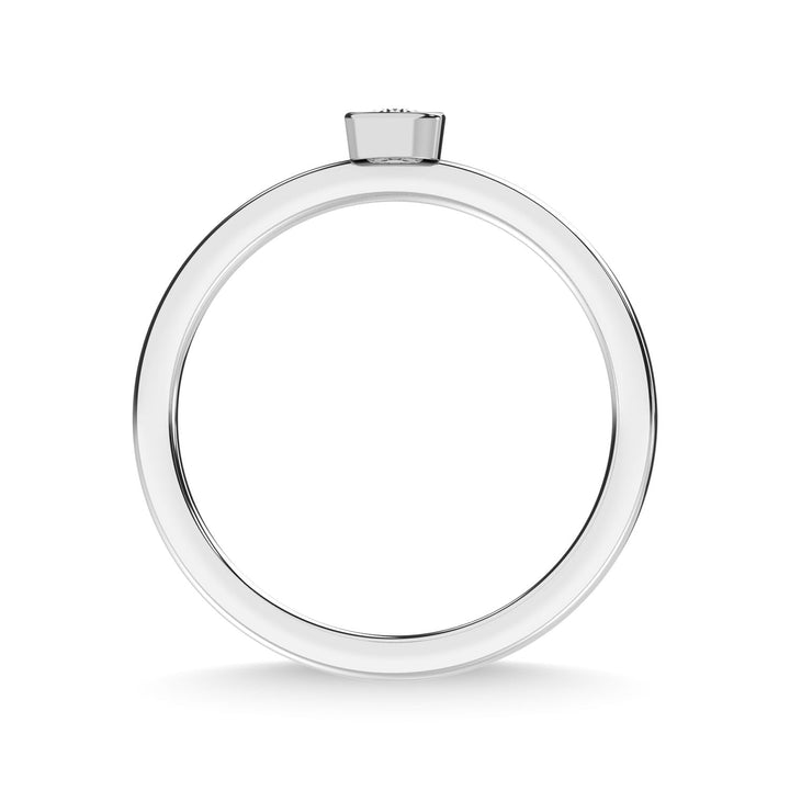14K White Gold Diamond 1/10 Ct.Tw. Promise Rings