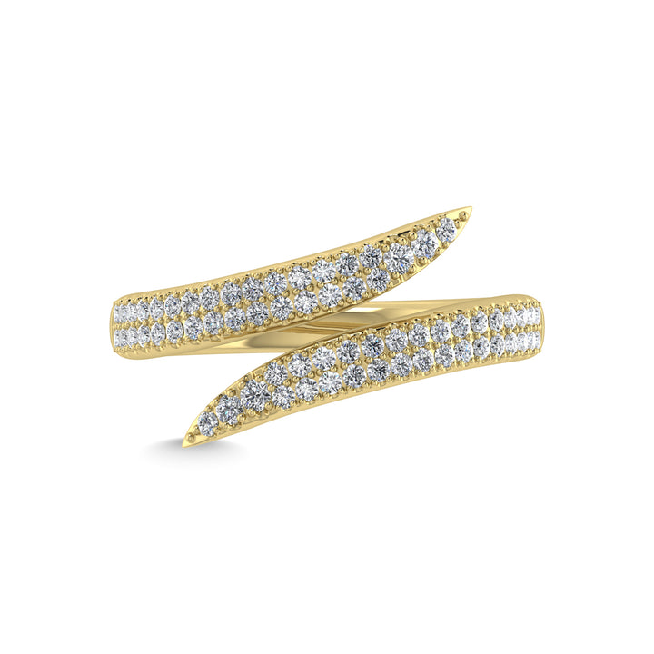 14K Yellow Gold Diamond 1/3 Ct.Tw. Fashion Ring