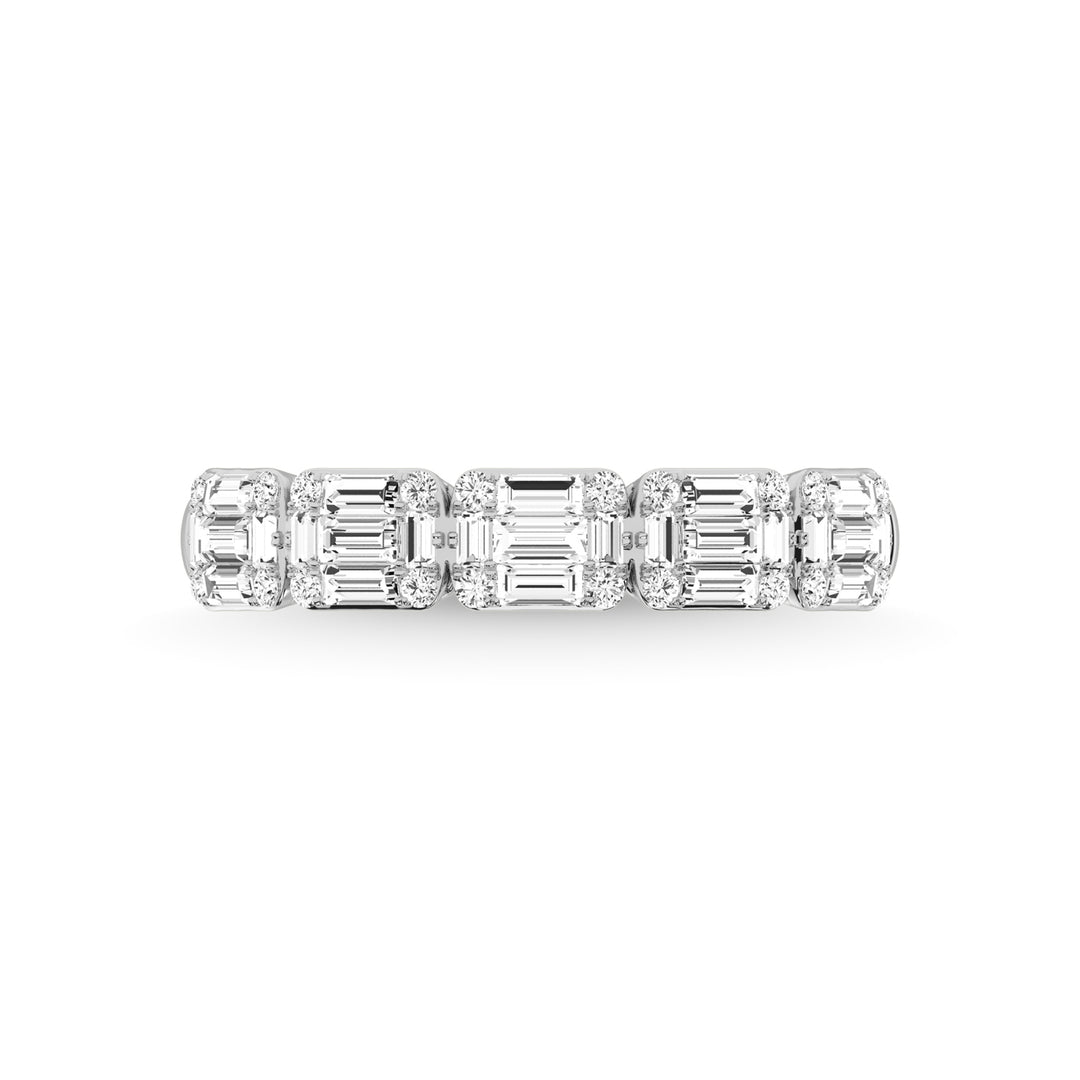 14K White Gold Diamond 5/8 Ct.Tw. Fashion Ring