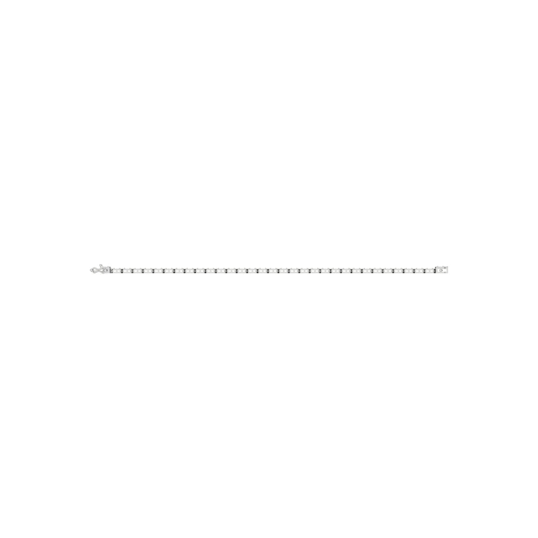 14K White Gold Diamond 3 3/8 Ct.Tw. Fashion Bracelet
