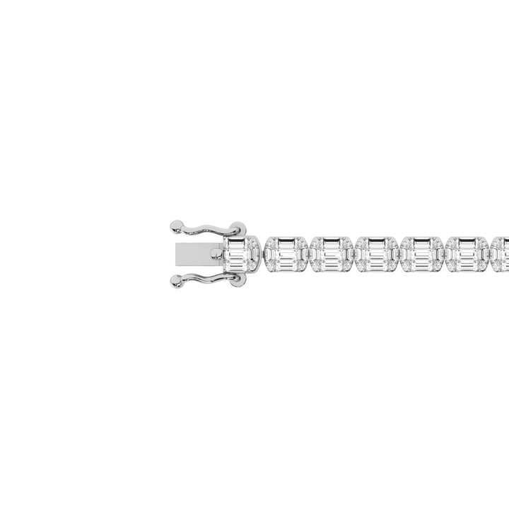 14K White Gold Diamond 3 3/8 Ct.Tw. Fashion Bracelet
