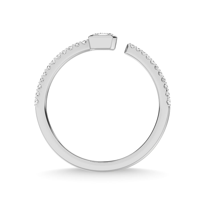 14K White Gold Diamond 1/6 Ct.Tw. Fashion Ring