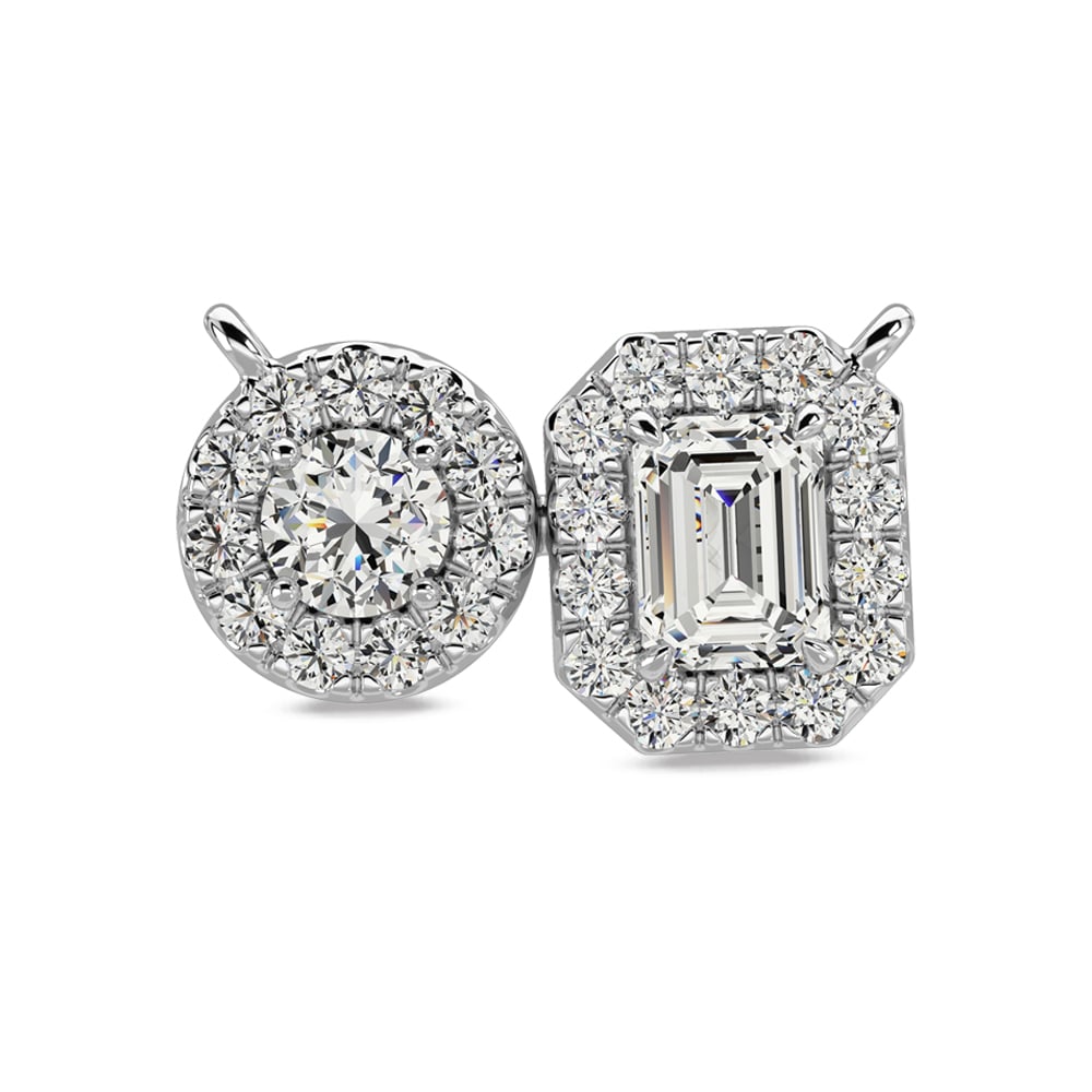 14K White Gold Diamond 1/2 Ct.Tw Fashion Necklace