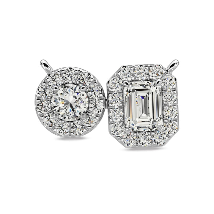 14K White Gold Diamond 1/2 Ct.Tw Fashion Necklace