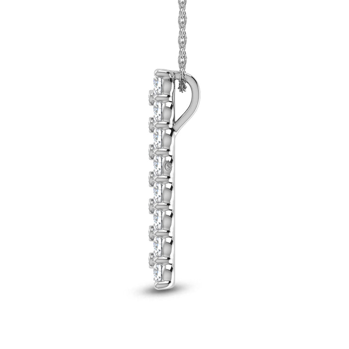 14K White Gold Diamond 1 5/8 Ct.Tw. Fashion Pendant
