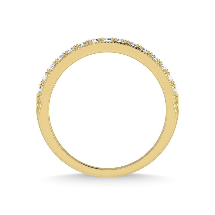 14K Yellow Gold Diamond 1/2 Ct.Tw. Mens Band