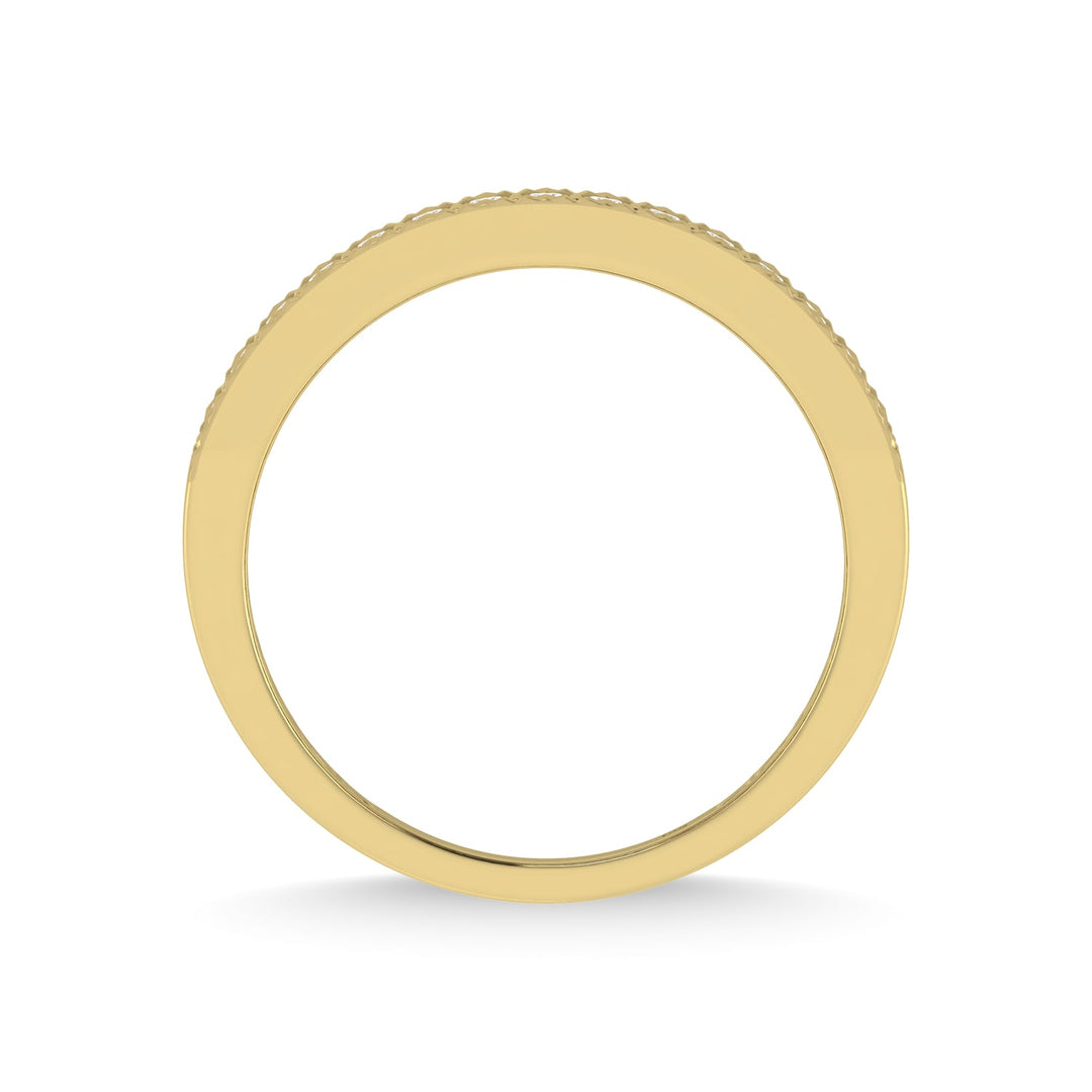 14K Yellow Gold Diamond 1/2 Ct.Tw. Mens Band