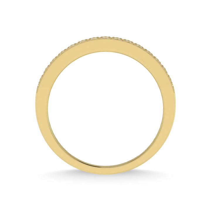 14K Yellow Gold Diamond 1/2 Ct.Tw. Mens Band