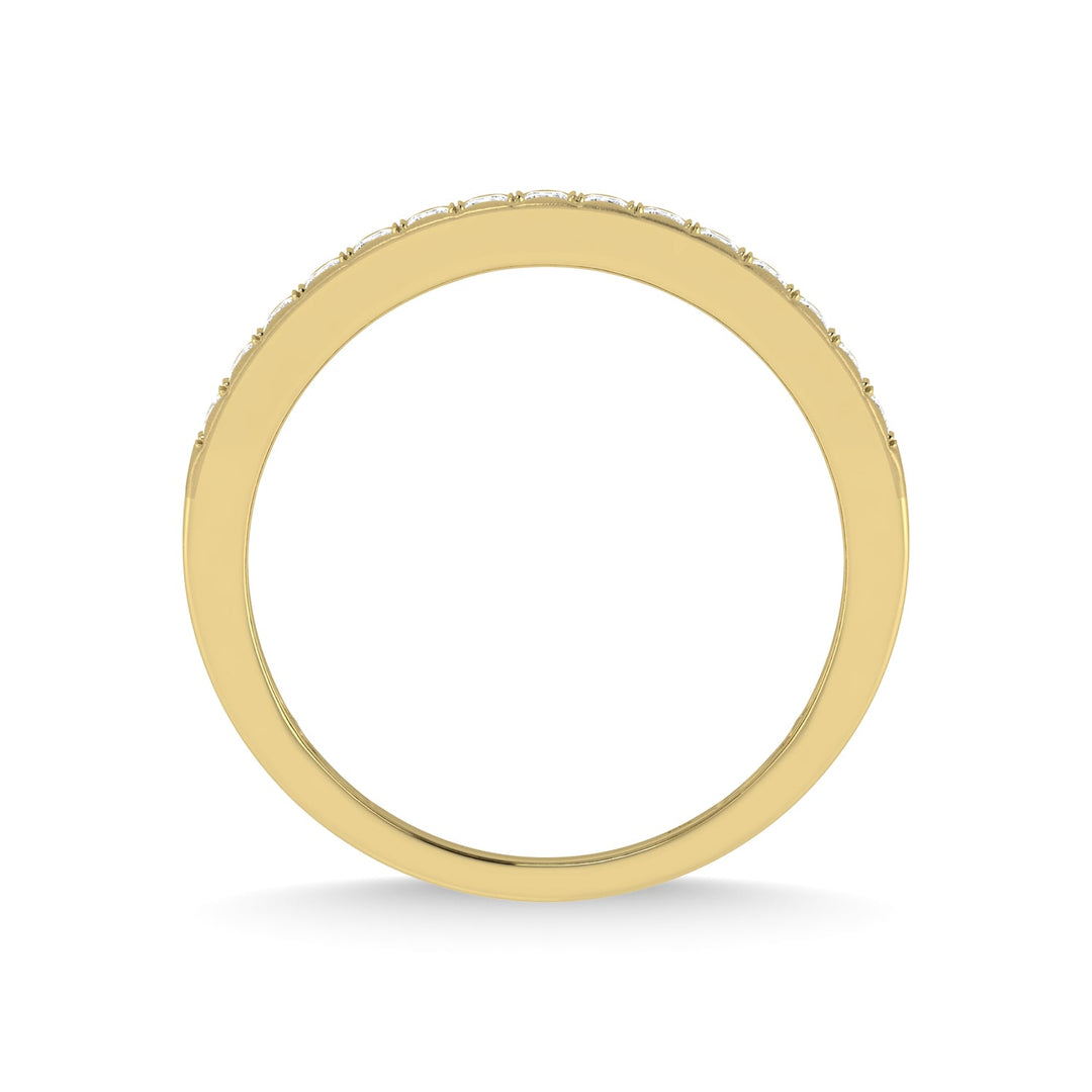 14K Yellow Gold Diamond 1/2 Ct.Tw. Mens Band