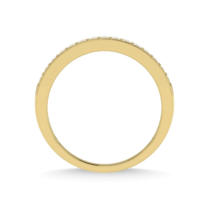 14K Yellow Gold Diamond 1/2 Ct.Tw. Mens Band