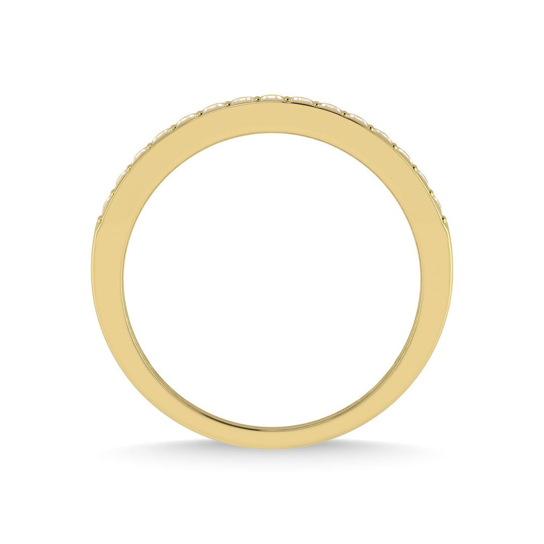 14K Yellow Gold Diamond 1/2 Ct.Tw. Mens Band