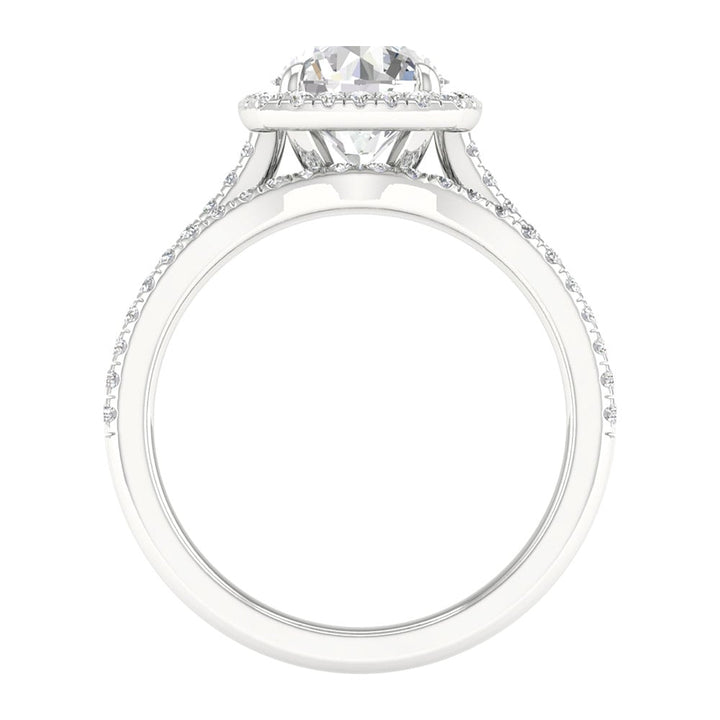 14K 1.95.00CT Certified Lab Grown Bridal Ring