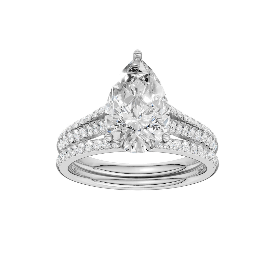 Certified Lab Grown 14K 2.40CT Diamond Bridal Set
