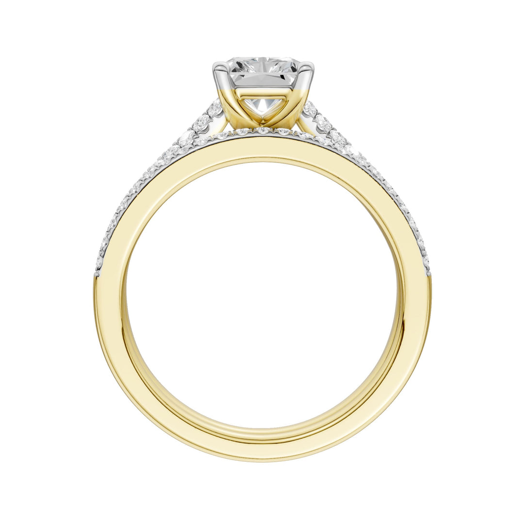 Certified Lab Grown 14K 2.40CT Diamond Bridal Set