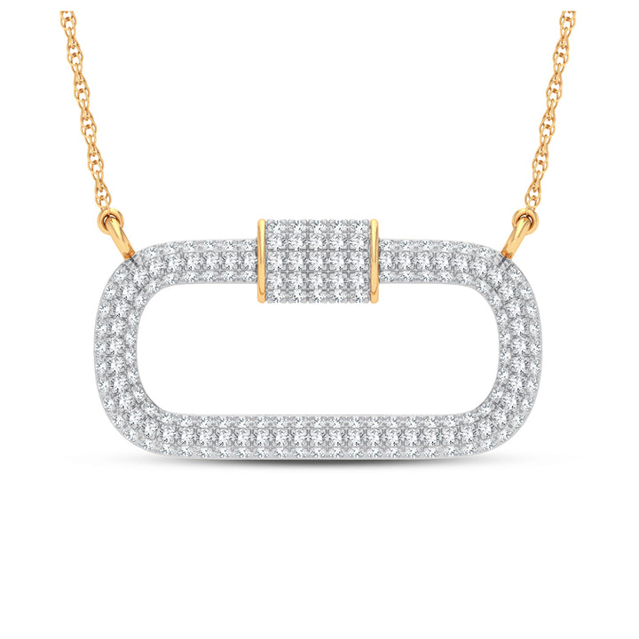 14K 0.36CT DIAMOND NECKLACE
